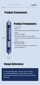 Adhésif silicone neutre E-ASIA GL 15 pour l'emballage et la construction - Product Image 5