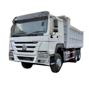 รถบรรทุกดีเซลใหม่ Howo 6x4 รถดัมพ์พ่วงกึ่งพ่วง 12 ล้อ เครื่องยนต์ Weichai ความจุ 33 ตัน - Product Image 1