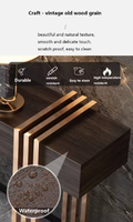 Table de console en bois d'angle en acier inoxydable avec miroir Hall d'hôtel design d'art en métal de luxe populaire