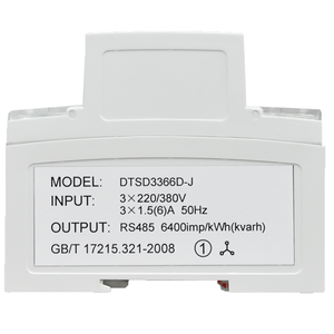 Độ chính xác cao ba pha kỹ thuật số năng lượng mét RS485 giao diện modbus giao thức đường sắt cài đặt AC sạc trạm LCD - Product Image 2