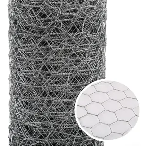 25 32 40 50 mm Normal and Double Reverse Twisted Hexagonal Woven Wire Mesh Netting For Poultry Fencing