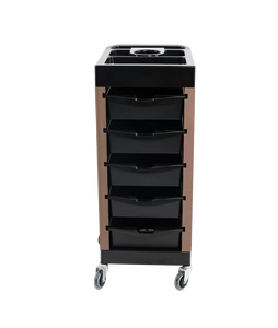 Chariot de Barbier Noir Z 2026 en Gros avec Roues pour Salon de Coiffure et Esthétique - Product Image 2