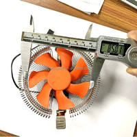 Ventilateur de processeur universel pour PC de bureau, compatible avec les sockets AMD FM AM2 AM3 Intel I3 I5 I7 I9 I12 Lga775 1156 1200 1366 1700