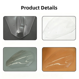 Pare-brise universel pour moto / Pare-brise transparent en PVC / Accessoires et modifications pour scooter / NMAX3 - Product Image 3