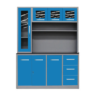 Structure KD, armoire de cuisine polyvalente en acier inoxydable avec fonctionnalité de rangement en métal pour caravanes - Product Image 2