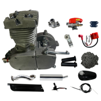 Motore a benzina Ztmoto con cilindro rivestito in Nikasil per biciclette a 2 tempi, set motore MZ65 con scarico silenzioso, carburatore PHBG21mm, 85cc di potenza.