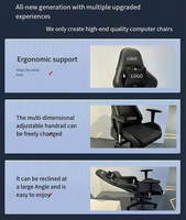 Cougar avec appui-tête pivotant et support lombaire Design moderne pour ordinateur PC réglable bureau Gamer chaise de jeu ergonomique
