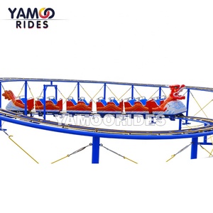 Mini Montañ<span class=keywords><strong>a</strong></span> Rusa Comercial para Parques Temáticos/Tren Metálico de Tamaño Real con Diseño de Dragón - Product Image 3