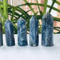Grosir Batu Permata Alami Kristal Obelisk Towr Titik Kyanite Biru untuk Dekorasi