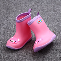 Icebear-bottes de pluie pour enfants, souliers imperméables en 3D, motif chat, motif grenouille, animal, bon marché, pour garçons et filles