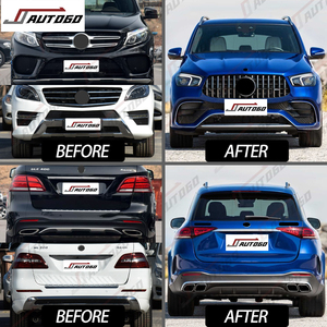 Kit de carrosserie de conversion pour <span class=keywords><strong>Mercedes</strong></span>-Benz <span class=keywords><strong>ML</strong></span> W166 GLE 2012-2018, transformation de l'ancien modèle en nouveau, mise à niveau vers le modèle 2019 W167 GLE63 AMG - Product Image 2