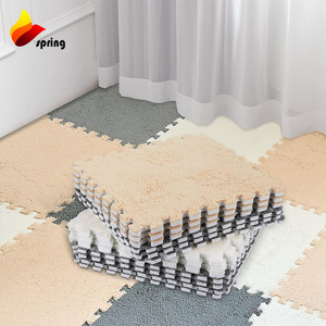 Alfombra Espuma Rompecabezas Juego para niños Espuma Eva Terciopelo suave Bebé Piso Rompecabezas Alfombra peluda Habitación DE LOS NIÑOS Mantener caliente Alfombrillas de juego - Product Image 3