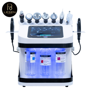 Appareil de soin du visage à oxygénation 8 en 1, appareil de dermabrasion, appareil multifonctionnel à oxygène pour le nettoyage en profondeur du visage, appareil de beauté <span class=keywords><strong>Hydra</strong></span> pour le visage - Product Image 1