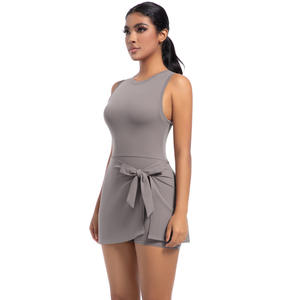 Nuevo Mono Deportivo para Mujer, Color Sólido, de Alta Calidad, Transpirable, para Gimnasio, Fitness, Golf, Tenis, Yoga - Product Image 6