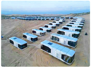 2026 Nuevo Contenedor Móvil Conectado a Internet Cápsula Espacial Casas de Acero Apple Villa para Uso en Resort Escénico al Aire Libre, Hotel de Ocio y Tienda - Product Image 4