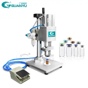 Guanyu Capping Machine Fläschchen Capper Capping Sealing Verpackungs maschine Halbautomat ische Aluminium Seal Vial Crimp maschine