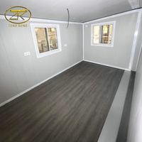 Maisons modulaires préfabriquées en panneaux sandwich en bois de 30 pieds, extensibles, 2 chambres, bureau préfabriqué, villa de vacances, mini-maison