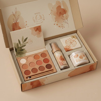 Ensemble de maquillage haut de gamme personnalisé |   Palette de fards à paupières tout-en-un, boîte-cadeau en poudre |   Boîtes rigides durables pour kit de beauté, emballage complet
