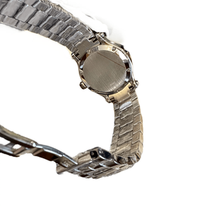 Luxury Ladies Dial Watch Roman Numeral <b>Floating</b> Diamonds Stainless Steel Band Elegant Wristwatch - Product Image 4