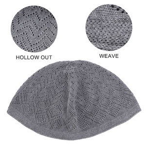 Cappello da uomo musulmano all'uncinetto con cappuccio da preghiera <span class=keywords><strong>Kufi</strong></span> con cappuccio da uomo in cotone Namazi Turke islamico cappellini con teschio - Product Image 6