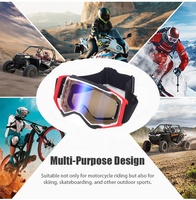 Lunettes de protection anti-UV pour motocross, cross-country, moto, tout-terrain, cyclisme, ski, durables et sportives