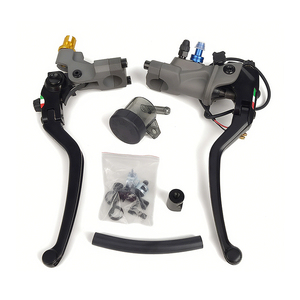 Maître-<span class=keywords><strong>cylindre</strong></span> <span class=keywords><strong>radial</strong></span> universel modifié pour <span class=keywords><strong>moto</strong></span>, ensemble embrayage + pompe droite avec jauge d'huile visible, frein à main de stunt - Product Image 4