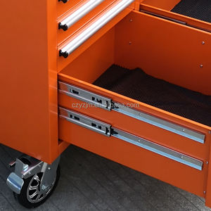 Мобильный верстак для гаража с выдвижными ящиками, прочный металлический инструментальный шкаф, рабочий стол для мастерской - Product Image 4