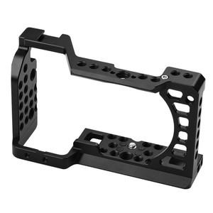 Dailyetech-Mini jaula para cámara de aleación de aluminio, jaula multifuncional para cámara <span class=keywords><strong>Sony</strong></span> <span class=keywords><strong>A6400</strong></span>/A6500/A6300/A6000 - Product Image 1