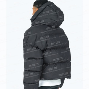 Custom Outdoor Windproof White Goose Down Filled Puffer <b>Jackets</b> Quilted <b>Mens</b> Oversized Warm Cropped <b>Men</b> Winter Down <b>Jacket</b> - Product Image 3