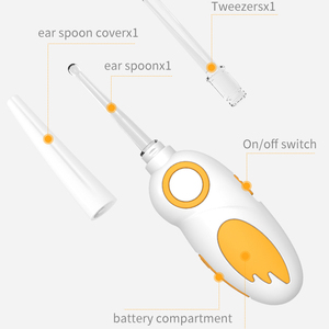 Limpiador de oídos seguro para bebés, herramienta para quitar cuñas de cera de los oídos, con iluminación LED Flash - Product Image 6