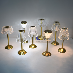 Nhà Sản Xuất Thiết Kế Hiện Đại Pin Nhà Hàng Trang Trí Nội Thất Sang Trọng Khách Sạn Di Động Cảm Ứng Ánh Sáng Ban Đêm Có Thể Sạc Lại LED Bảng Đèn Không Dây - Product Image 3