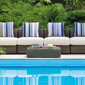 Conjunto de muebles de mimbre para jardín, conjunto de muebles de mimbre para ocio, arte superior, diseño Popular, al aire libre, botanic, 13 Uds., envío directo - Product Image 4