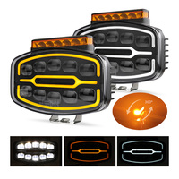 12V-24V 10 Zoll Aluminium IP68 Wasserdichtes LED-Fahr licht weiß und gelb Positions licht R65 Grad