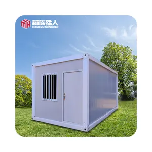 Best buy 20ft cheap prefab flat pack living container home sandwich panel two bedroom residential tiny house