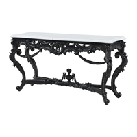 Table console élégante et moderne en bois massif pour salon, idéale pour les petits espaces et les intérieurs élégants