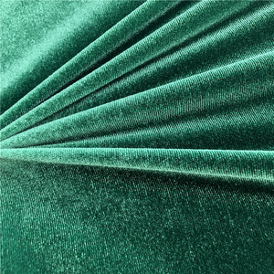 GRS Manufacture <span class=keywords><strong>brillant</strong></span> Recycle Coréen KS Velours Spandex Velours Tissu Pour Vêtements Robe - Product Image 5