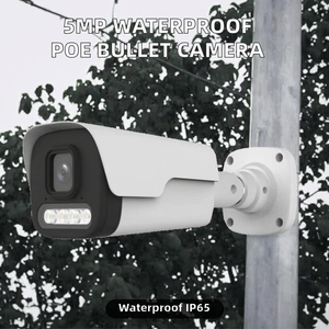 กล้องวงจรปิดแบบกระบอก 5MP กันน้ำ รองรับ POE สำหรับจัดการยานพาหนะ มองเห็นในเวลากลางคืน พร้อมระบบอ่านป้ายทะเบียนอัตโนมัติ <span class=keywords><strong>LPR</strong></span>/ANPR/ALPR และไซเรนในตัว - Product Image 2
