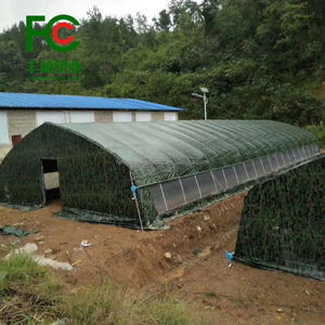 Bâche HDPE imperméable et résistante de camouflage de finition extra large imperméable pour le champ de ginseng et le stockage <span class=keywords><strong>militaire</strong></span> de grain - Product Image 5