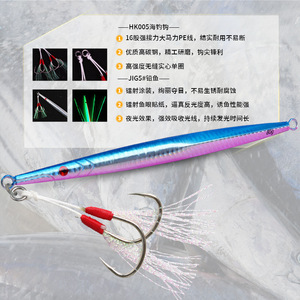 Señuelos <span class=keywords><strong>de</strong></span> Metal Luminosos, Señuelos <span class=keywords><strong>de</strong></span> Pesca Jigging <span class=keywords><strong>de</strong></span> Hundimiento Rápido, <span class=keywords><strong>Cebo</strong></span> Duro Artificial <span class=keywords><strong>de</strong></span> Agua Salada Hecho <span class=keywords><strong>de</strong></span> Plomo, 60g-350g, Novedad - Product Image 2