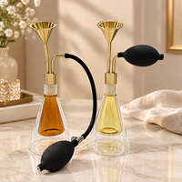 Bouteille d'échantillonnage d'arômes en verre en forme de volcan OEM créative, dispositif de test de parfum pour l'affichage d'huiles essentielles, de parfums, de café et de vin