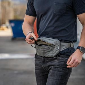 여성용 맞춤형 조절 벨트 폴리 에스테르 남성 여행 하이킹 캠핑 레저 야외 스포츠 방수 전술 허리 가방 - Product Image 3