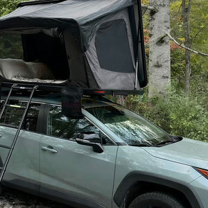 Tente de toit rigide pour SUV, 4 personnes, camping, tente de toit en aluminium pour camion avec panneau solaire, tente de toit pour SUV, camping, randonnée - Product Image 1