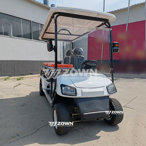 Carrito de Golf Eléctrico de 4 Plazas Homologado para Circular por la Calle, Buggy de Golf de Lujo con Parabrisas y Luces LED para Hoteles y Aeropuertos - Product Image 3