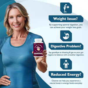 OEM 15 días de limpieza a base de hierbas con probióticos cápsulas de apoyo a la salud intestinal aumentar la inmunidad adelgazamiento pérdida de peso desintoxicación cápsulas de colon - Product Image 4