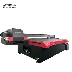 Big Uv Flatbed Digital Inkjet Printer High Speed Multifunctional 2.5m*1.2m UV Large Format Plotter CMYK WHITE VARNISH SHEET
