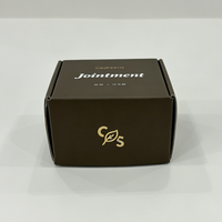 Boîte d'expédition personnalisée en carton ondulé pour petites entreprises avec insert en papier pour l'envoi postal