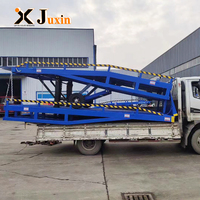 Rampe de quai hydraulique mobile pliable de 10 tonnes, rampe de chargement portable pour conteneurs, convient aux conteneurs de 20 pieds pour chariot élévateur portuaire