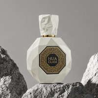 Botol Kemasan Kaca Desain Baru Elegan Unik Logo Kustom Botol Parfum Mewah Dengan Kotak Botol Parfum Kosong