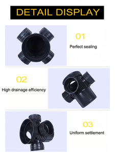 Fourniture directe du fabricant d'origine de puits d'inspection en plastique à trois voies - Product Image 3