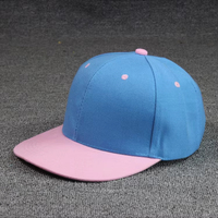 6 Panneau Plain Blank Haute Qualité Snapback Trucker Hat Men 2 Two Tone Unstructured Baseball Snapback Hat